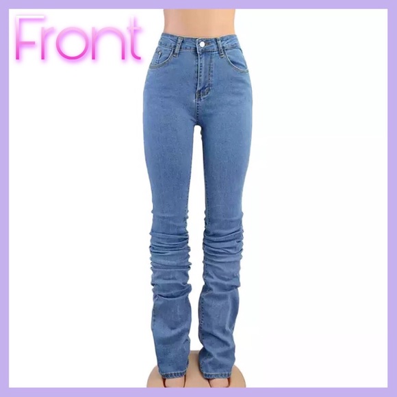 💘TALL 41” Stacked Denim Jeans💘 - Picture 3 of 14